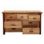 Commode à sept tiroirs Fireside Lodge Hickory - Espresso - Ligne Premium-1840411948