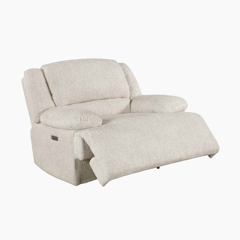 Ormond 57" Transitional Microfiber Power Reclining Chair with USB-A & C Charging, One-Touch Power Control & Wall-Hugger Design