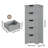 Alicyn 15.7" W x 40.1" H x 11.8" D White Free-Standing Linen Cabinet-1866370315