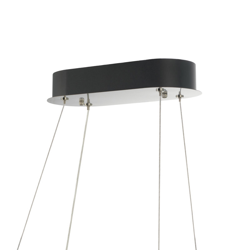 Alya Linear Island Pendant - Polished Nickel