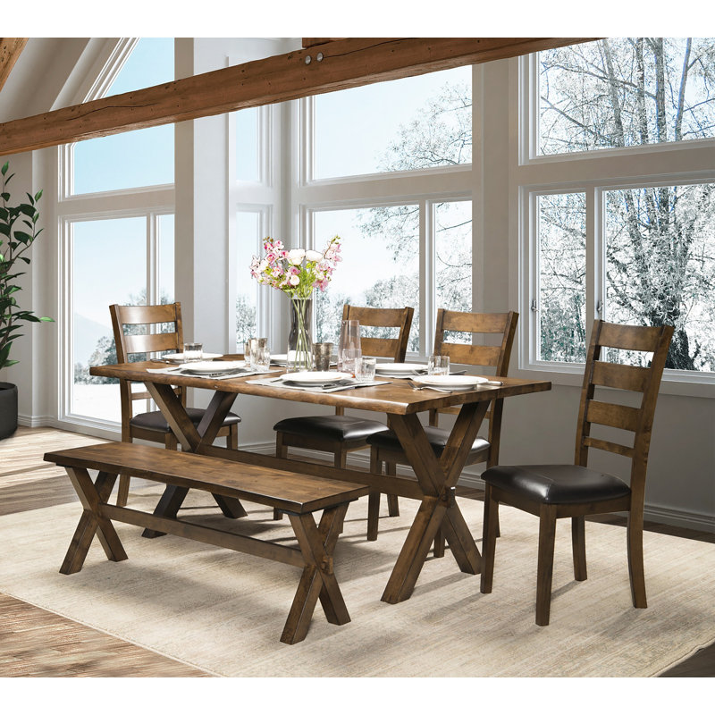 Table de salle à manger Gemar, 30" H x 71" L x 35" W