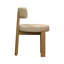 Chaise en cuir taupe Olivia-1795359398