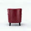 Fauteuil club Hadley - Similicuir - Rouge-136949156