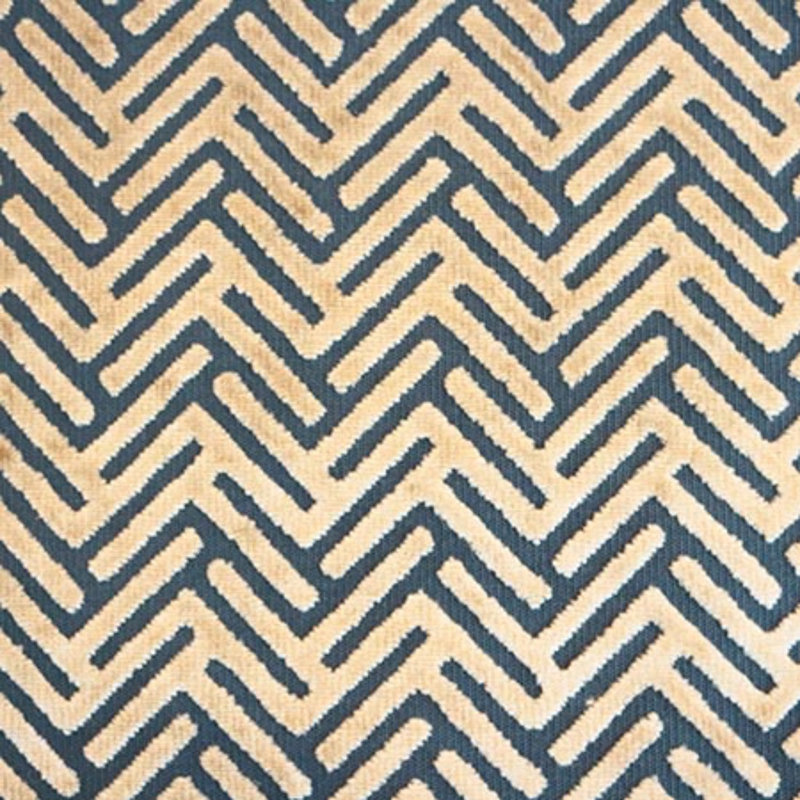 Apollo-Starlet Burnout Velvet Fabric, Sailor