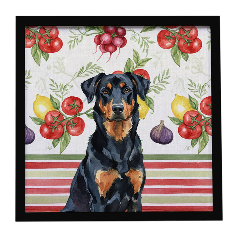 «Beauceron Légumes», reproduction d'art encadrée