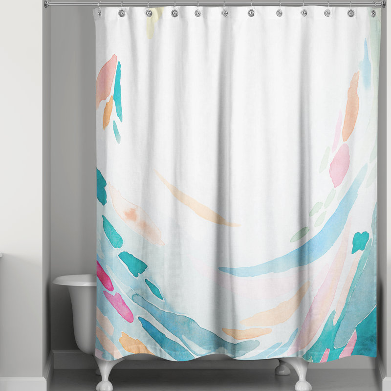Rideau de douche simple Pont