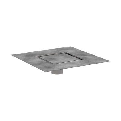 Drain de douche 6 po x 6 po Rain Rock