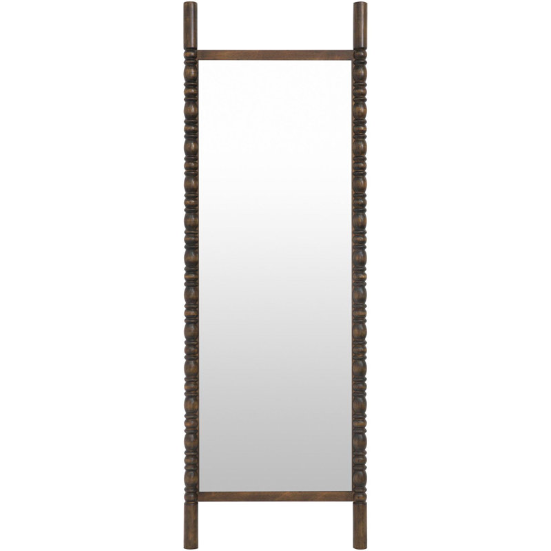 Galey Alix x Livabliss Bennet Mirror, 65" x 22", Dark Brown