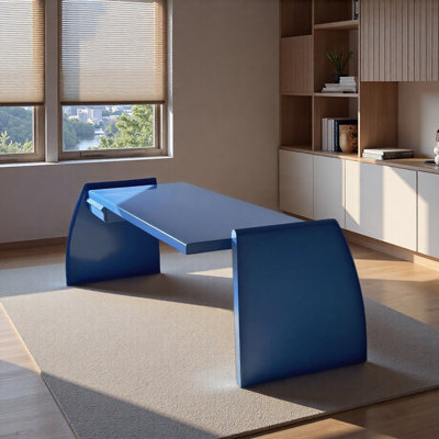 Creative Exquisite Blue Alien-shaped Writing Desk
