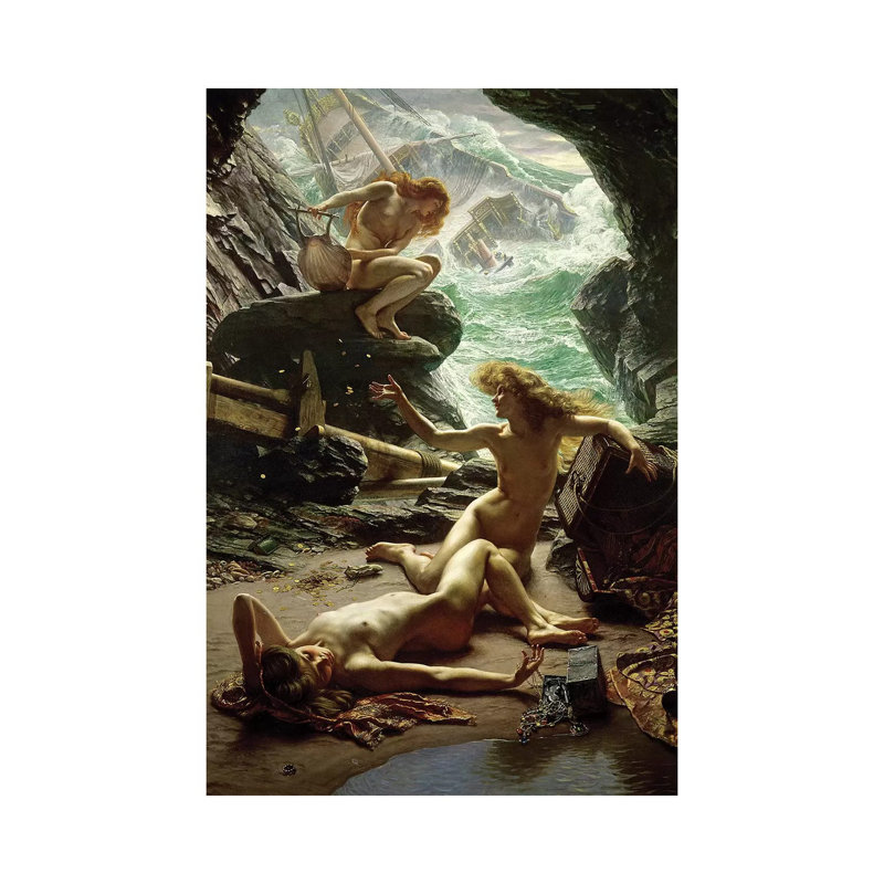 La grotte des tempêtes, 1903, H 26 po x l 18 po x P 1,5 po