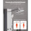 Colonne de douche en acier inoxydable