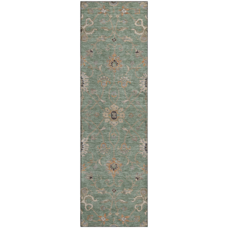 Premium Machine Washable Krause AMF1137 Global Rug