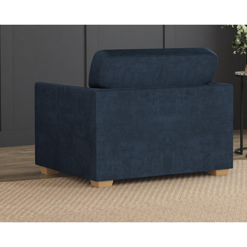 Upholstered Armchair, Royal Blue