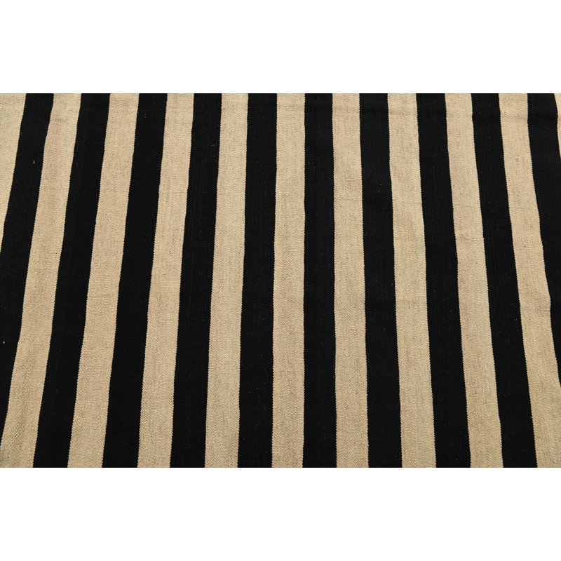 Tapis noir et blanc Jessen
