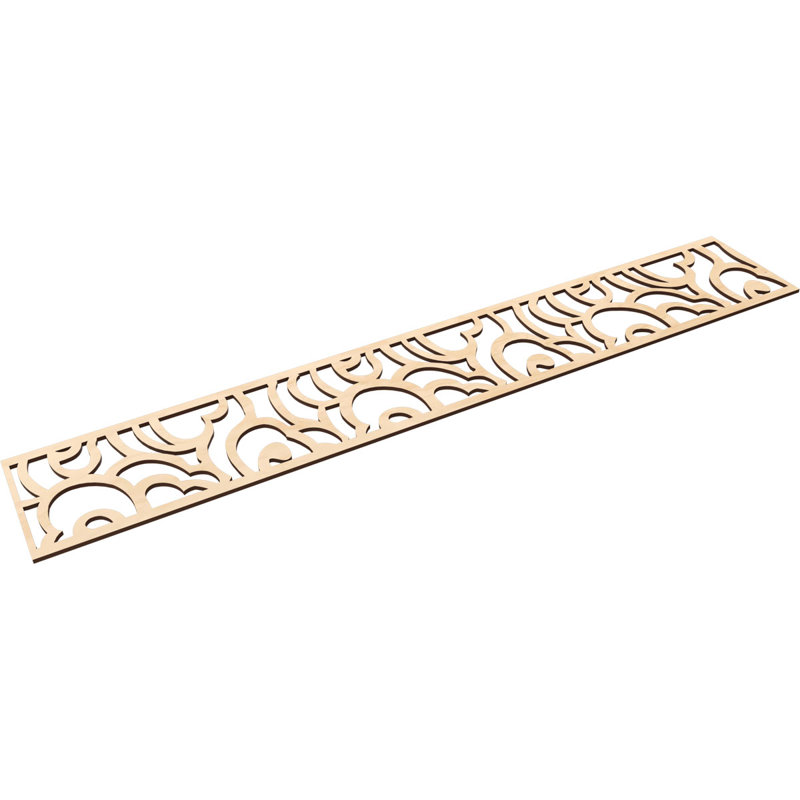 Moulure de panneau Springfield, Bouleau, H 8 po x l 46,625 po x P 0,25 po