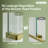 Pistis 56" - 60" W x 76" H Single Sliding Frameless Shower Door-91982598