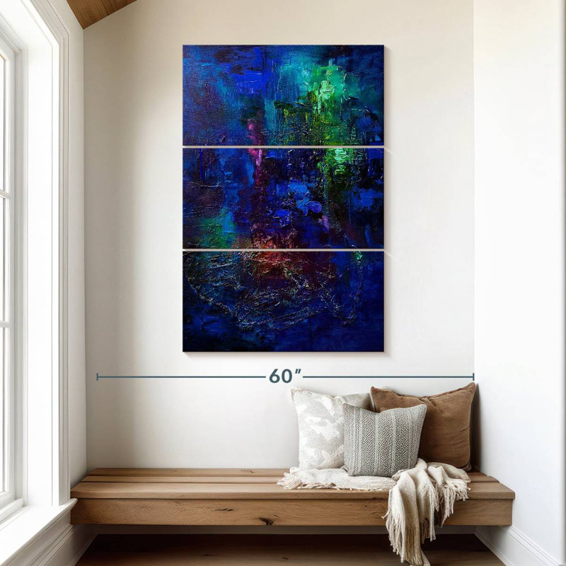 Avery Blue II, 50" H x 32" W