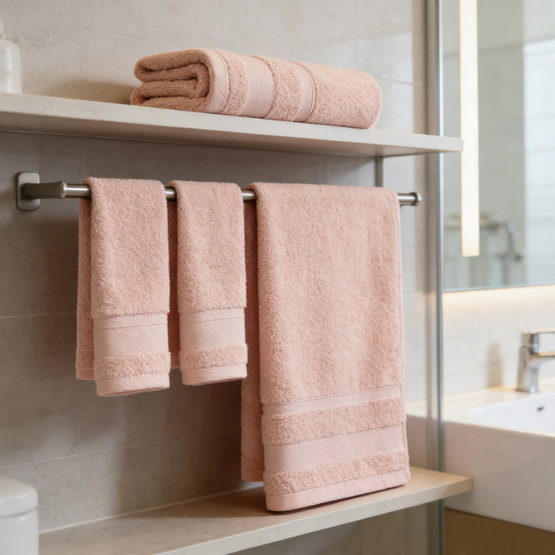 Soft Cotton Towels Thick And Vibrant Colors, Packaged In Sets Of 3PCS, 13.78X28.74Inch - 2Pieces And 27.56 X 55.12Inch -1Piece