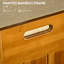 Banc à chaussures avec armoires de rangement, banc d'entrée en bambou avec coussin de siège, 3 portes et compartiment caché