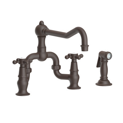 Chesterfield Bridge Faucet with Side Spray
