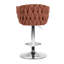 Gana Swivel Upholstered Adjustable Height Counter Stool with Metal Frame