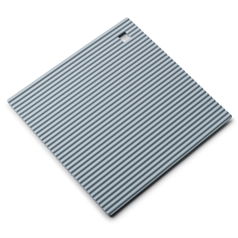 Silicone 2 Piece Trivet Set, Duck Egg Blue