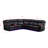 Power Reclining Corner Sectional Sofa With Led Lights Black Leather-2082683436