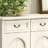 White Solid Wood Shoe Storage Bench