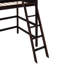 Lit mezzanine simple en bois massif avec échelle-1230411995