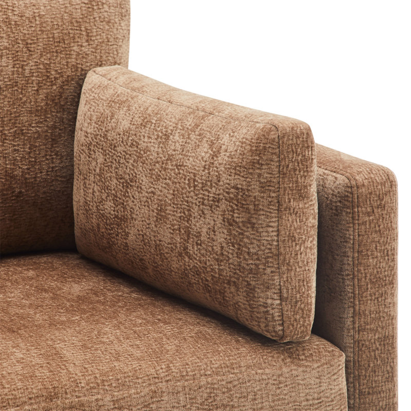 Chalco Modern Arm Chair, Brown