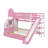 Twin Over Twin Castle Style Bunk Bed With Drawers，Shelves-2029026738