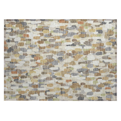 Machine Washable Indoor/Outdoor Chantille ACN2451 Casual Rug