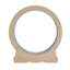 Natural Wood Tone Mdf Cat Exercise Wheel