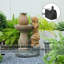 Handcrafted Floor Fountain with Lights