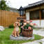 Statue de jardin Labrador