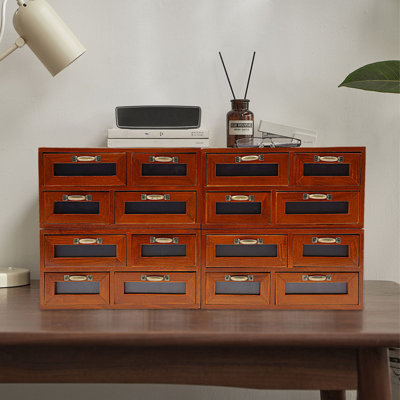 Dunstall Stackable Desk Organizer With 16 Pcs Drawers