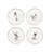 Jyrese 6'' Ceramic Appetizer Plate