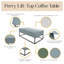Table basse à plateau relevable Perry-1554772120