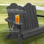 Chaise Adirondack pliante en PEHD Creaghan-42453680