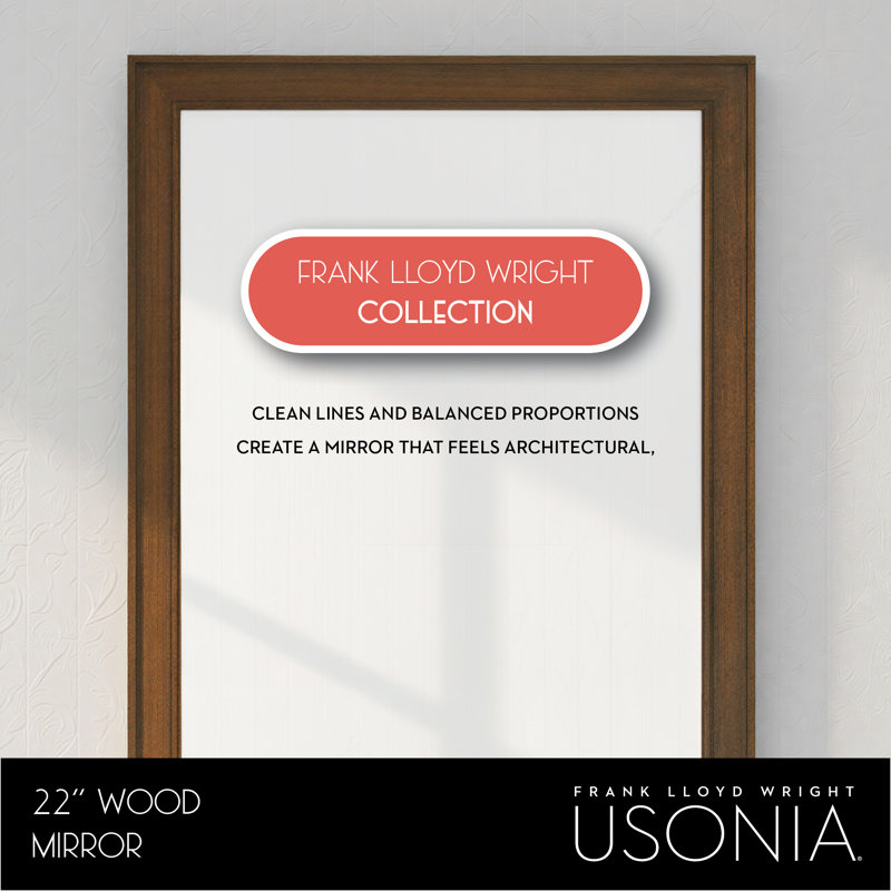 LaRay 22 Wood Mirror, 22 x .875 x 30
