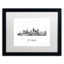 « st paul minnesota horizon wb-bw » par marlene watson, impression encadrée-70802751-19536004