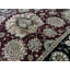 Manchuria Wool Oriental Area Rug in Wine/Black