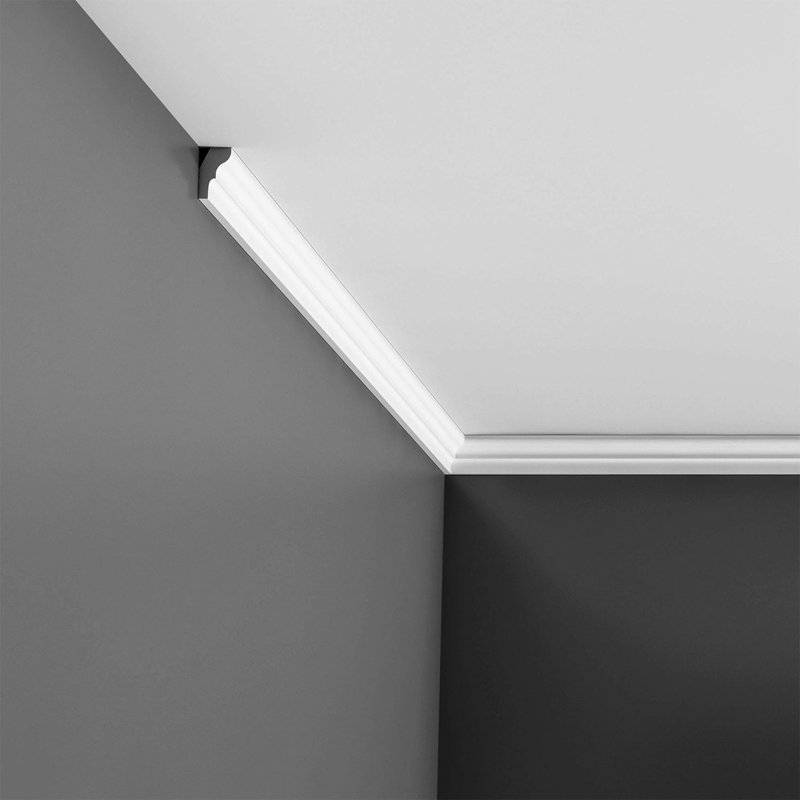 Primed White Polystyrene Crown Moulding Set of 12