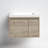 30.5" Wall-Mounted Single Bathroom Vanity With Cultured Marble Top-656994157