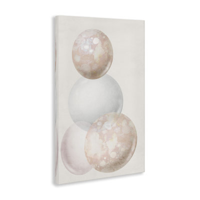 Toile «Subtle Orbs Shapes» par Anne Bailey