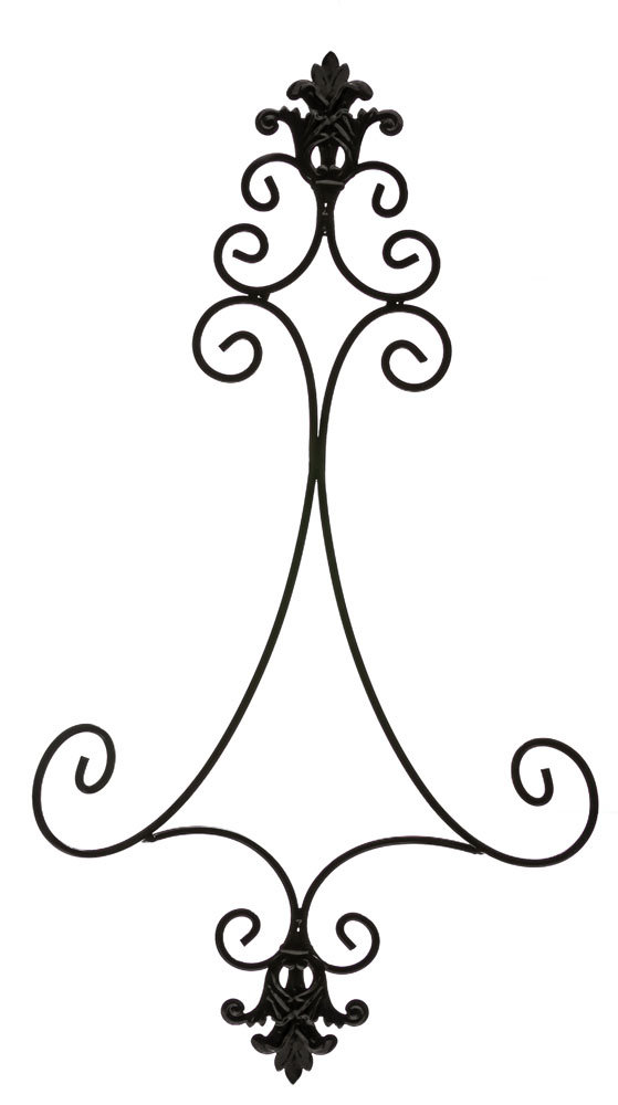 Metal Single Tier Birdbath Fleur De Lis Living