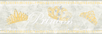 Bordure Candice Olson Kids Princess, Noir