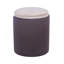 Repose-pieds deux tons avec rangement ou tabouret de coiffeuse, brun