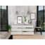 Commode double 6 tiroirs, dessus, blanc-1177303211