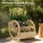 Wooden Wagon Planter Box, 3-Tier Raised Garden Bed, Natural-399838647